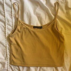 Yellow brandy Melville top